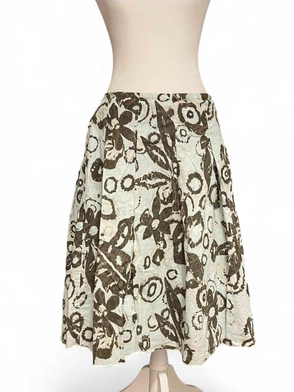 New York & Company Floral Midi Skirt